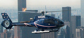 Fly helicopter above New York.