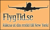 Hur l&aring;ng tid tar det att flyga till New York - flygtid.se!