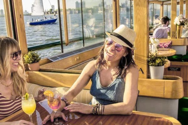 Solnedgång i New York