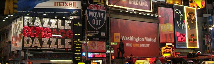 Theatre and musicals in New York City